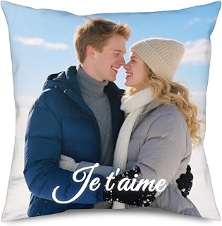 DIY : Fabriquer des coussins personnalisés pour votre salon Coussin Photo Personnalisé Double Face, Taie d