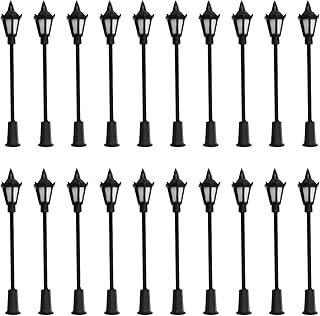 DIY : Créer une lampe originale avec des matériaux recyclés 20PCS Lampe de Rue en Plastique LED Mini Poteau HO